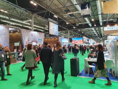 Madrid, İspanya, 22 Ocak 2020: Fitur 2020 Fuarında Türkiye