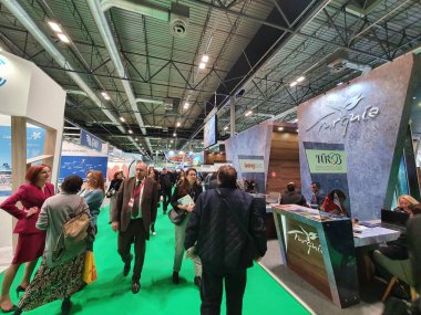 Madrid, İspanya, 22 Ocak 2020: Fitur 2020 Fuarında Türkiye