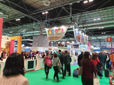Madrid, İspanya, 22 Ocak 2020: İsrail Fitur 2020 Fuarı