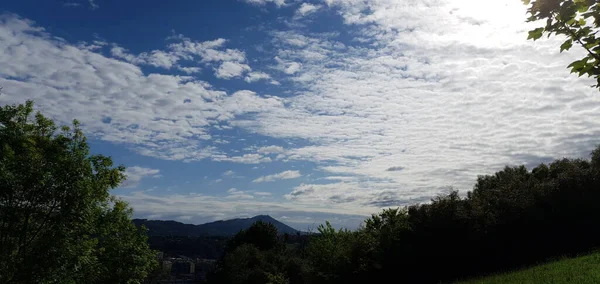 Blick Auf Die Berge Morgen — Stockfoto