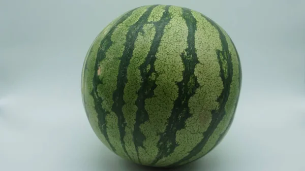 Meloun Vodní Bílém Pozadí — Stock fotografie