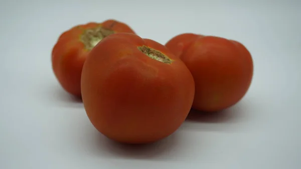 Red Tomatoes White Background — Stock Photo, Image