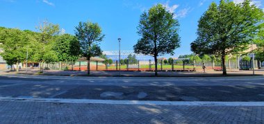 Donostia San Sebastian, Bask Ülkesi, İspanya, 6 Mayıs 2020: Reale Arena adlı belediye stadyumu, San Sebastin 'de yer alan spor salonu ve Real Sociedad de Ftbol' un genel merkezi.