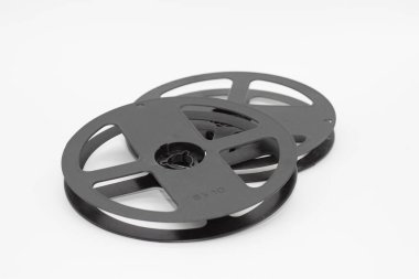 Beyaz arkaplandaki filmler için siyah rulo