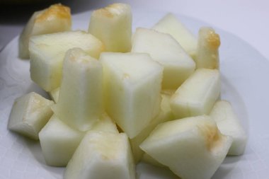 kavun beyaz arkaplanda izole