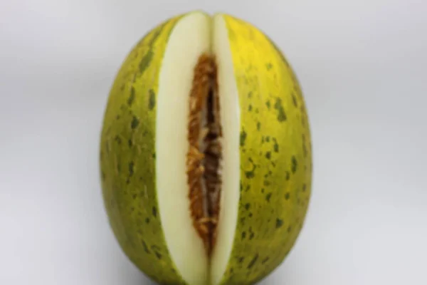 Melon Diisolasi Latar Belakang Putih — Stok Foto