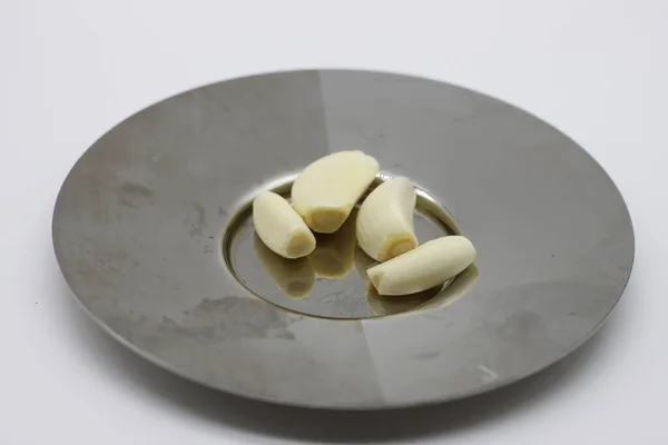 Peeled Garlic Cloves Ready Cook — Stock Photo, Image