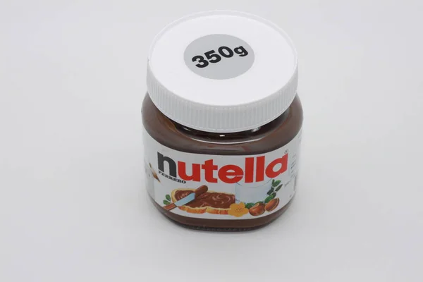 Donostia San Sebastian Baskenland Spanien Mai 2020 350 Nutella Flasche — Stockfoto