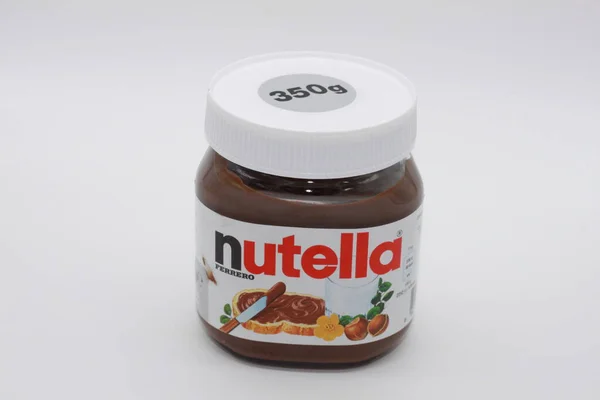 Donostia San Sebastian Baskenland Spanien Mai 2020 350 Nutella Flasche — Stockfoto