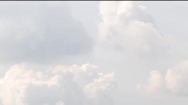 One fighter jets in the blue sky. A general plan. Aerobatic figures. Airshow. 11 seconds