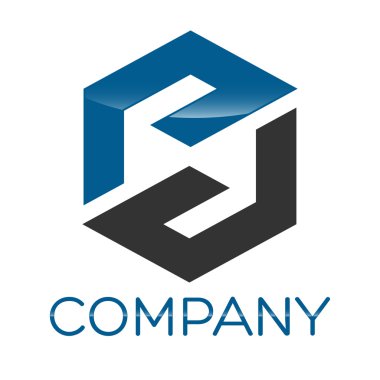 Örnek vektör P logo