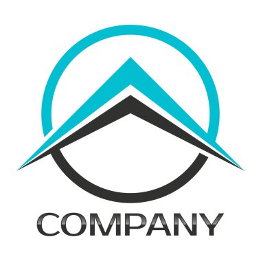 Emlak simgesi. Vektör çizim