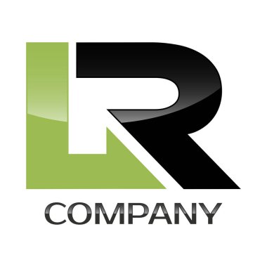 LR bağlı şirket mektup logosu