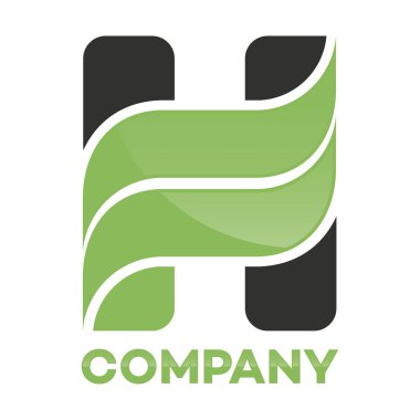 H ve F bağlı şirket mektup logosu