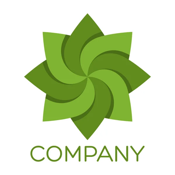 EcoStar logo.Vector ilustração — Vetor de Stock