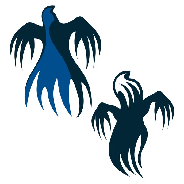 Logo fantasma. Illustrazione vettoriale — Vettoriale Stock