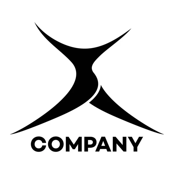 Hombre y S empresa vinculada letra logo — Archivo Imágenes Vectoriales