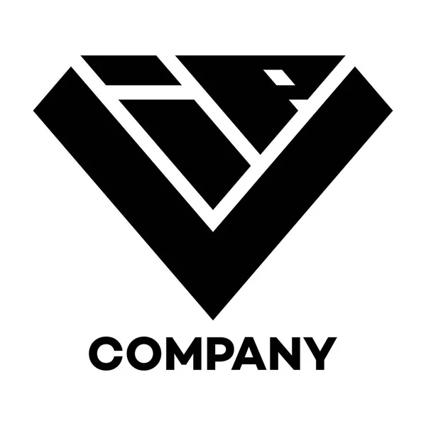 Logotipo VIP e Diamond — Vetor de Stock