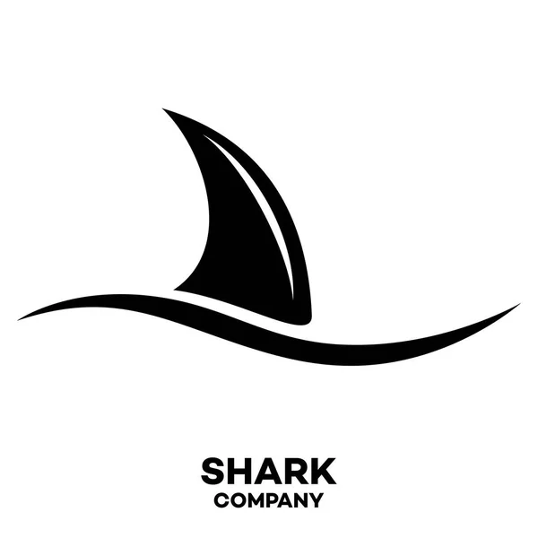 鲨鱼标志。矢量说明. — 图库矢量图片