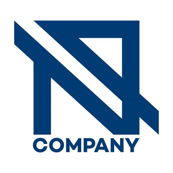 N e P empresa vinculado logotipo carta —  Vetores de Stock