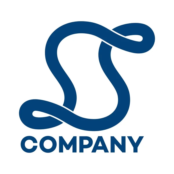 S company linked letter logo — Stock Vector