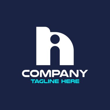 Modern logo harfleri. Vektör illüstrasyonu.