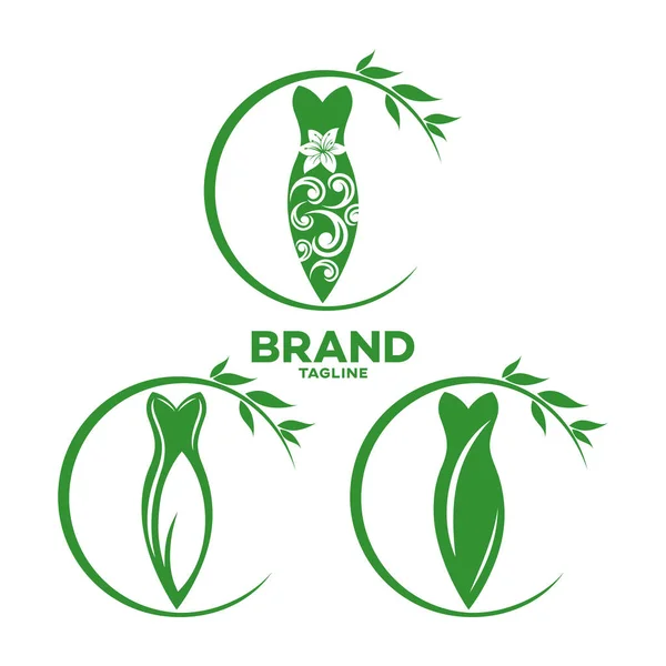 Robe Moderne Logo Mode Illustration Vectorielle — Image vectorielle