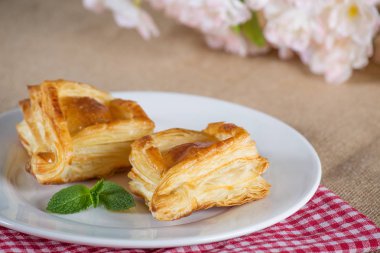 Annem için iştah açıcı Kahvaltı.