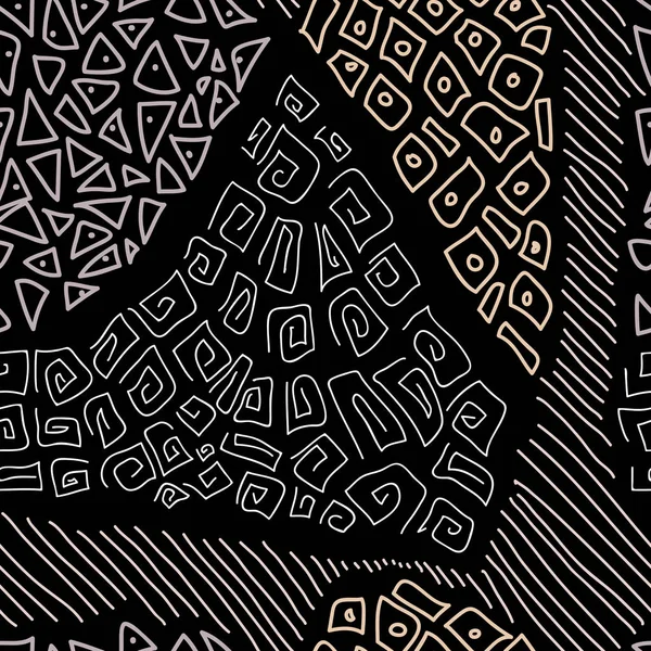 Fondo sin fisuras de Doodle — Vector de stock