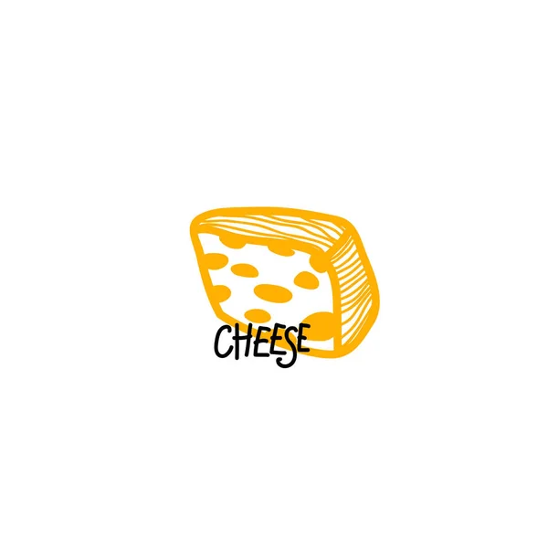 Logo cheese illustration — Stock Vector