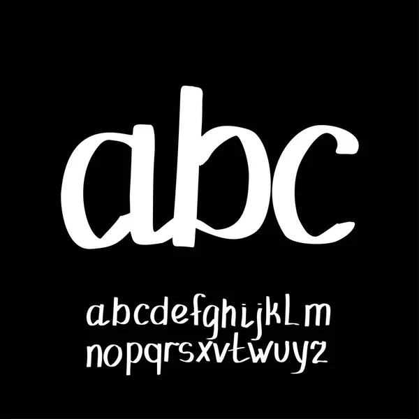 Μαύρο μαρκαδόρο Bold γραμματοσειρά. — Διανυσματικό Αρχείο