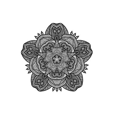 Yuvarlak geleneksel süsleme