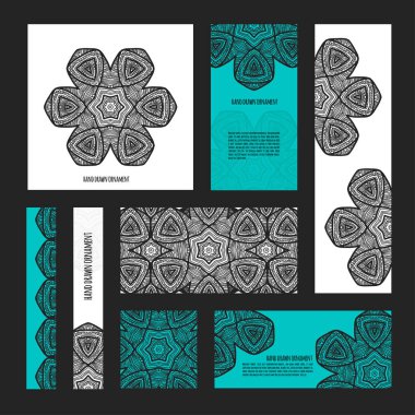 zarif banner şablon tasarım kümesi 