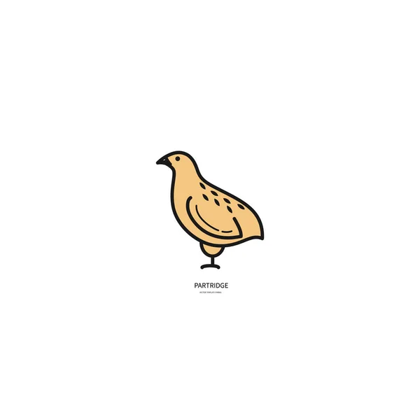 Mano de pollo ahogarse en blanco — Vector de stock