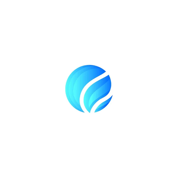 Logo niebieski ogień — Wektor stockowy