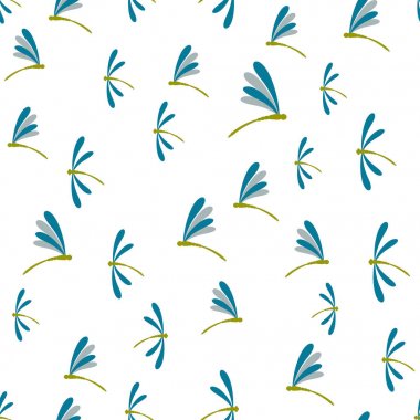  Dikişsiz arka plan kızböcekleri ile