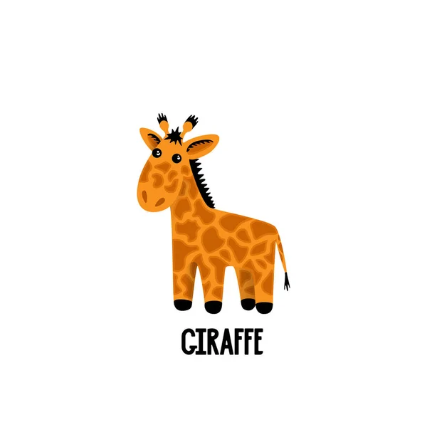 Logo hračka žirafa — Stockový vektor