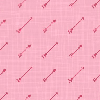 Vektör El sevgililer günü, düğün ve daha fazlası için dikişsiz oklar çizdi.