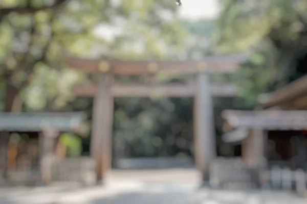 Blur background of Meji Shrine in Tokyo, Japan. Abstract background.