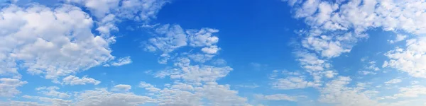 Cielo Panorámico Con Nube Día Soleado Hermosa Nube Cirros Imagen — Foto de Stock