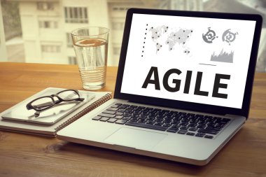 Çevik çeviklik çevik hızlı hızlı kavramı