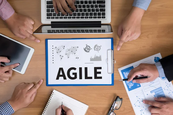 Agile Agility lenig snelle snelle Concept — Stockfoto