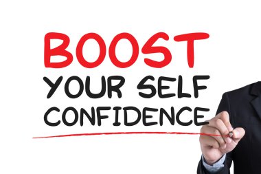 BOOST YOUR SELF CONFIDENCE clipart