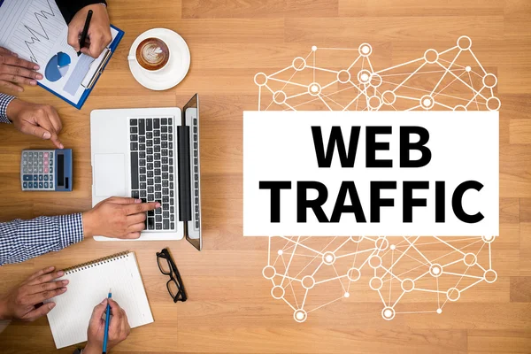 WEB TRAFFIC (business, technology, internet and networking conce