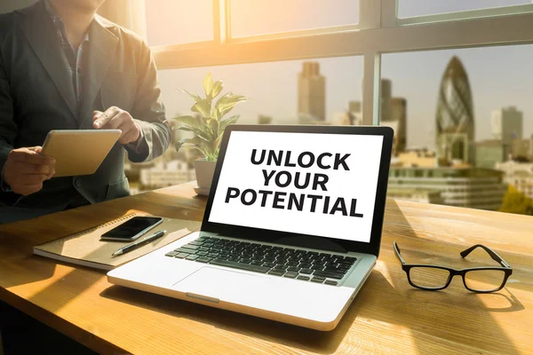 Desbloquear o seu potencial — Fotografia de Stock