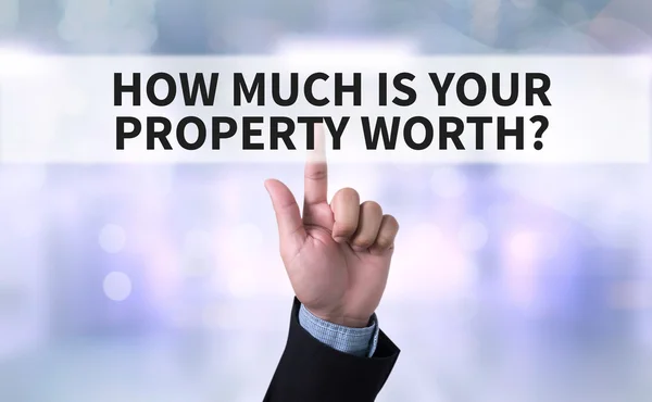 HOW MUCH IS YOUR PROPERTY WORTH? — Stock Photo, Image