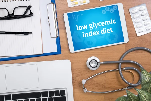 Baixo índice glicêmico dieta — Fotografia de Stock