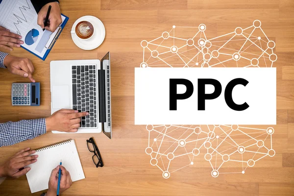 PPC - Concetto Pay Per Click — Foto Stock