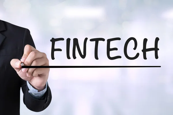 FINTECH Investment Financial Internet Technology — Stock Photo, Image