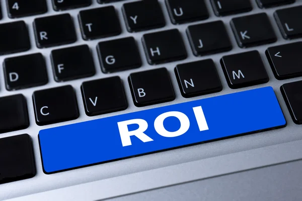Roi Return On Investment Analysis Concept — Stock Photo, Image
